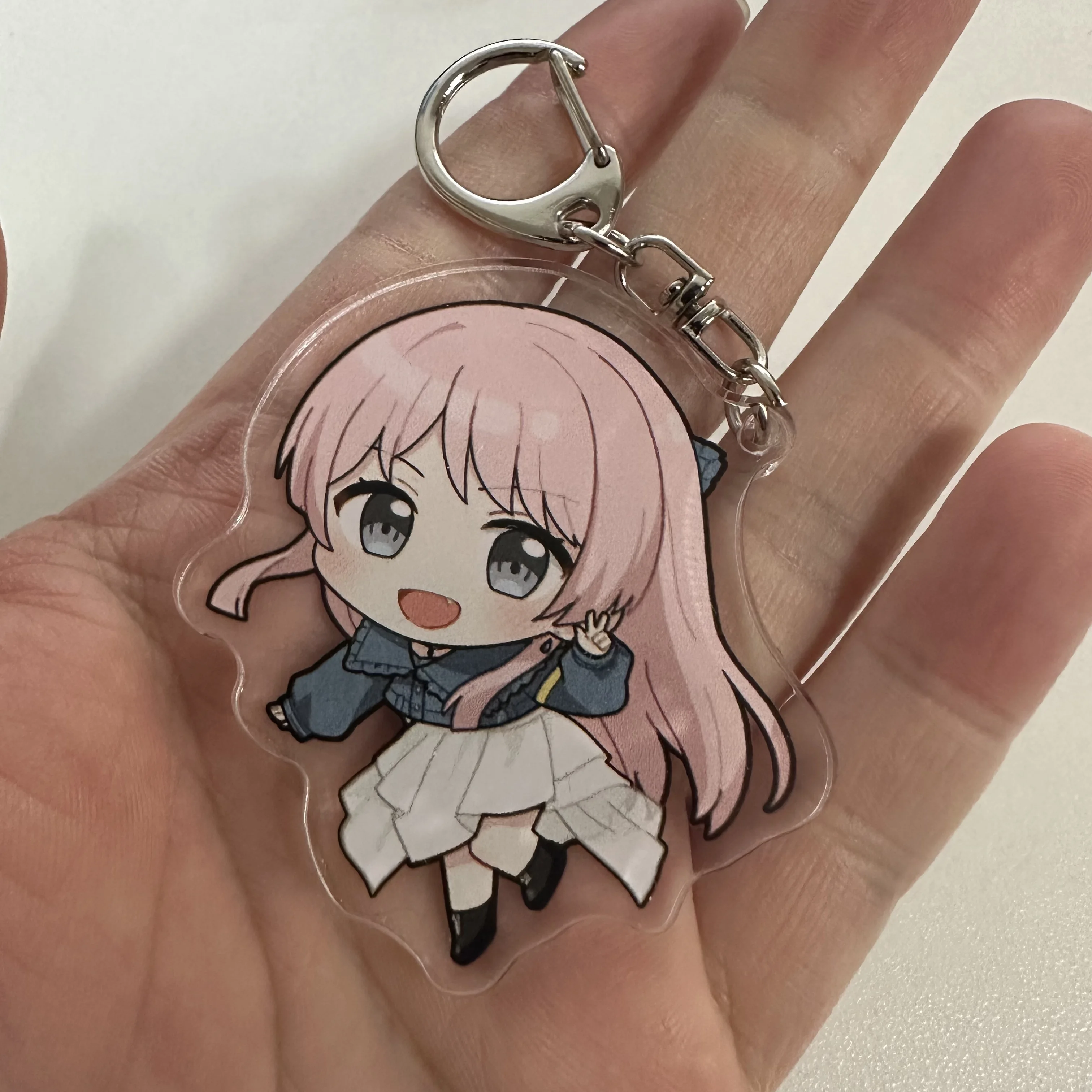 Japan Anime BanG Dream! Figures Toyama Kasumi Hanazono Tae Cosplay Acrylic Keychains Bag Accessories Keyring Fans Xmas Gifts