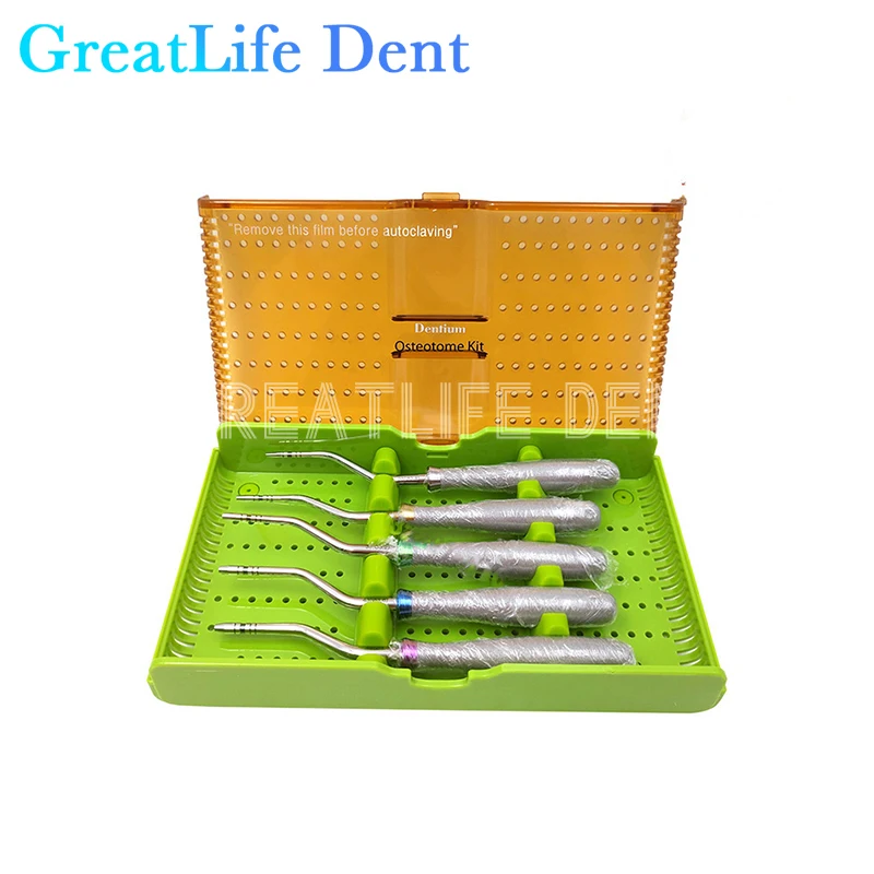 

GreatLife Dent Dentium Dental Surgical Tool Implant Concave Removal Kit Xofbk Osteotome Kit Dentium Osteotome Kit