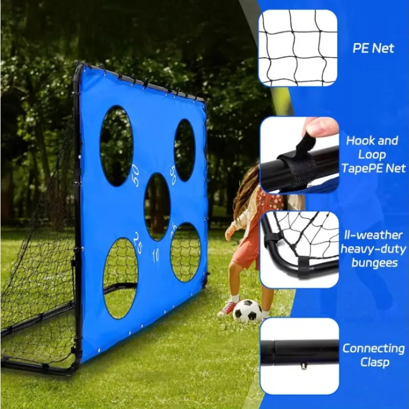 

Портативное футбольное тренировочное оборудование, целевая сетка для футбольной практики