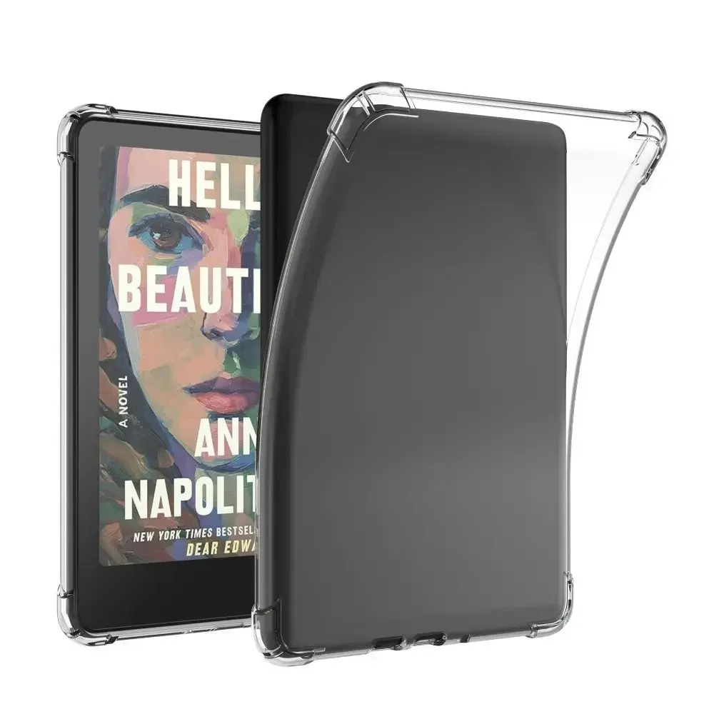 For Kindle Paperwhite 2024 12th Generation and Colorsoft 7 Inch Model No. SA569P SA568B Transparent Protective Shell Pouch 7”