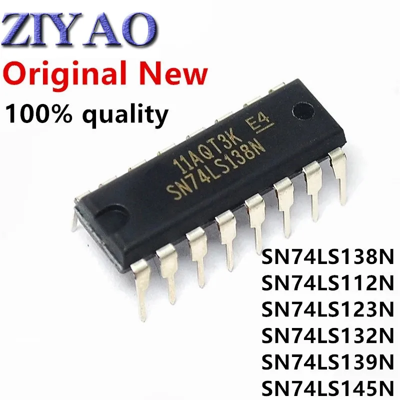 10pcs SN74LS138N DIP-16 74LS138 DIP HD74LS138P SN74LS112N SN74LS123N SN74LS132N SN74LS139AN SN74LS145N 74LS123 74LS132 SN74LS139