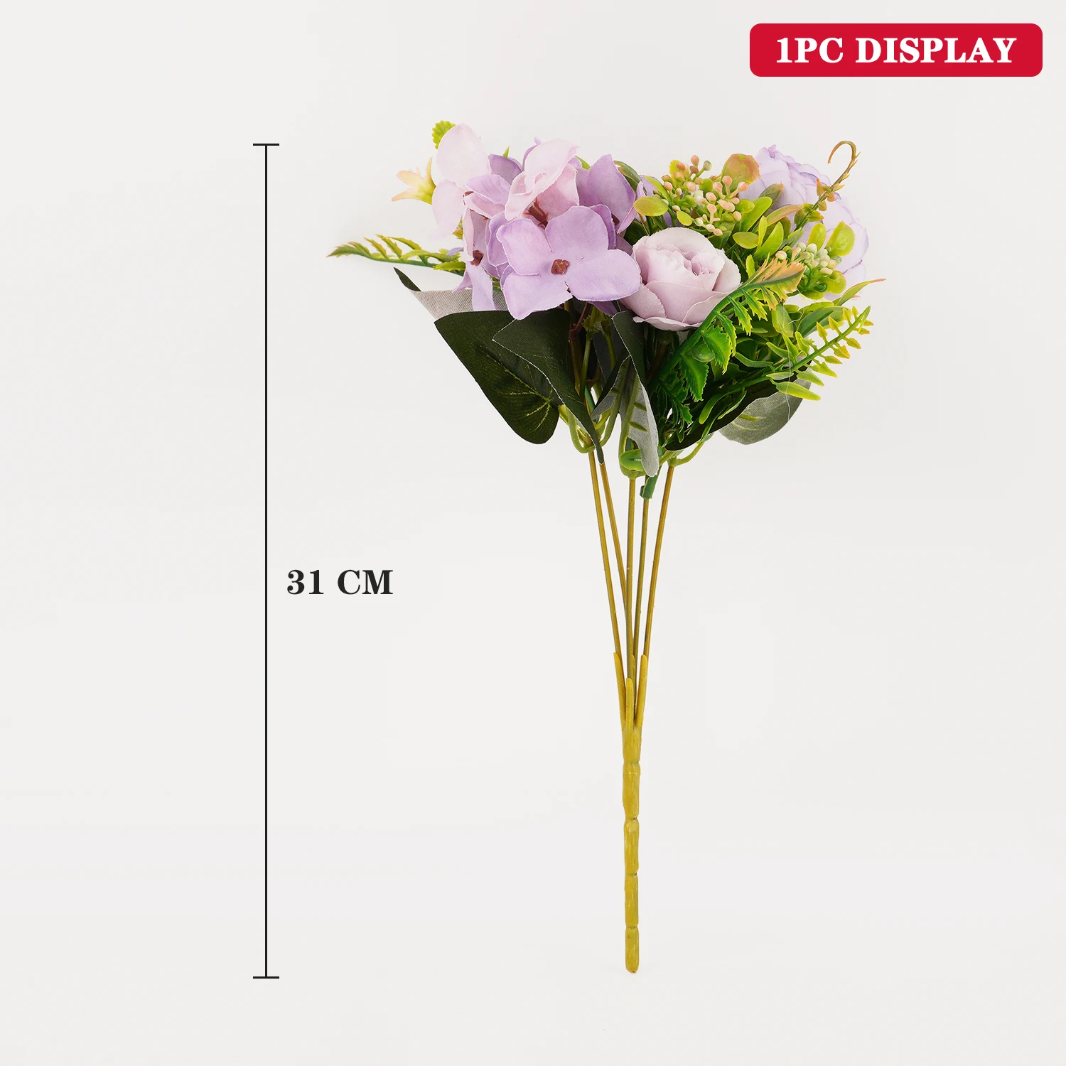 31cm Artificial Flowe Peony Rose Autumn Silk Fake Flower For Living Room Home Garden Wedding Party Decoration DIY Arrangement