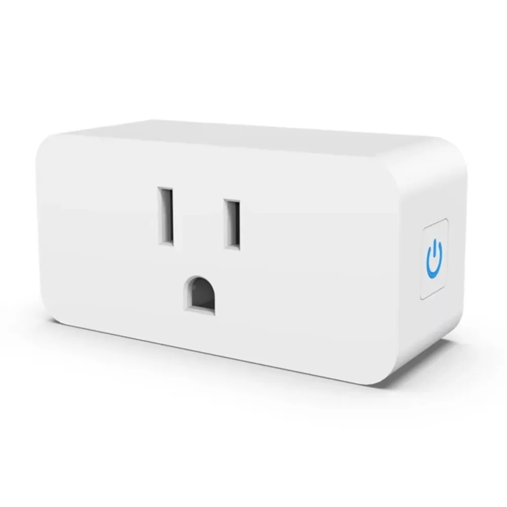 Commande vocale à distance Mini prise intelligente WiFi prise américaine 110-240V 10A prise intelligente américaine statistiques d'électricité prise de minuterie de télécommande