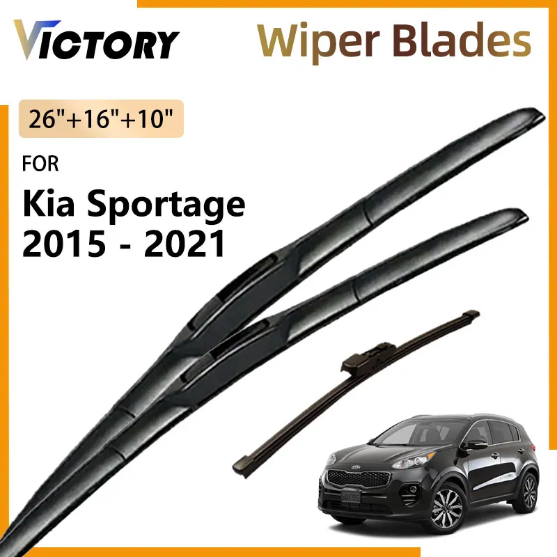 Front Rear Wiper Blades For Kia Sportage 4 MK4 QL 2015 - 2021 2020 2019 2018 2017 2016 Accessories Windshield Windscreen Brushes