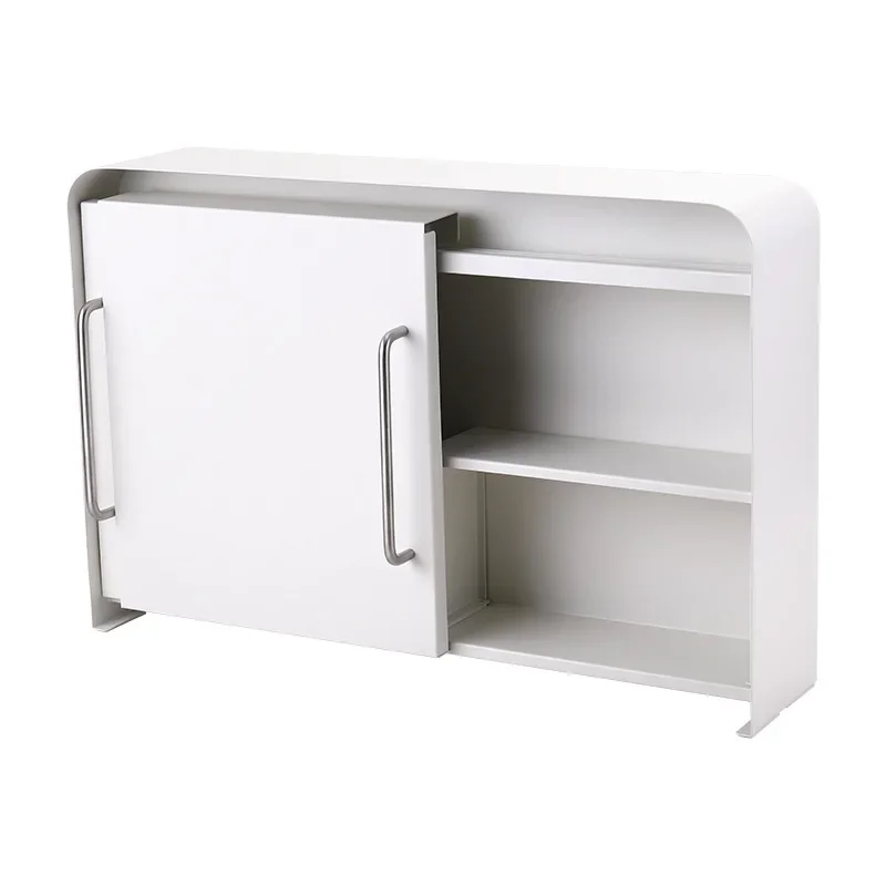 

Household dust cup holder, water cup storage and finishing rack, with baffle multi-layer rack