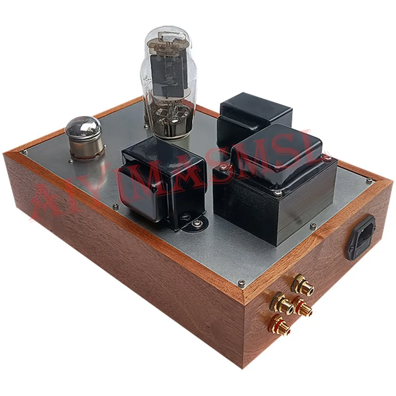 AIYIMA-rectificador de tubo SMSL 717A 5U4G, preamplificador de tubo de vacío hecho a mano puro, sin ruido, fondo ALPS, preamplificador de tubo de caja de madera maciza