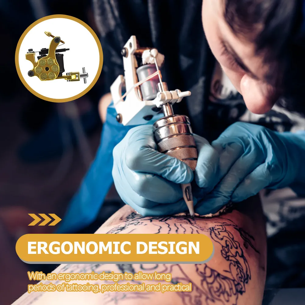 

Zinc Alloy Tattooing Machine Professional Grade for Beginners and Artists Convenient Portable Compact Design Smooth Quiet Coil