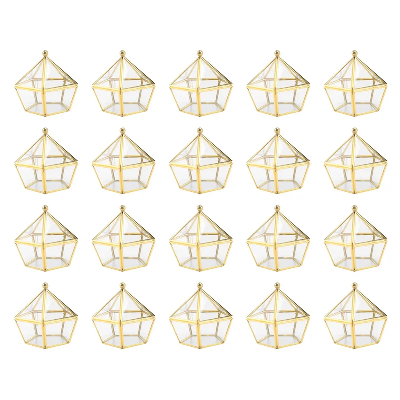 

ABLJ 20X Glass Ring Box Wedding Jewelry Case Immortal Flower Glass Cover Creative Home Decoration