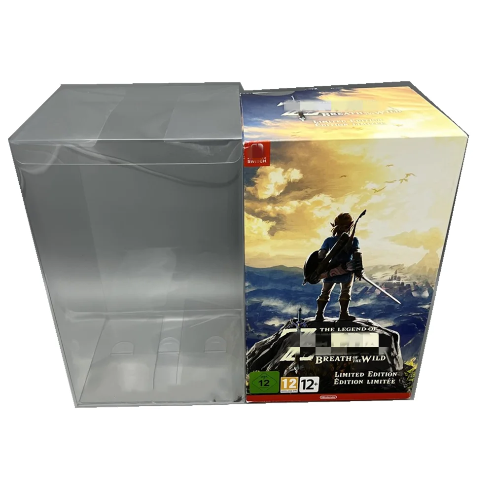 Transparent Box Protector For The Legend of Zelda: Breath of the Wild/Master Sword/Nintendo Switch/NS Collect Boxes Display Case