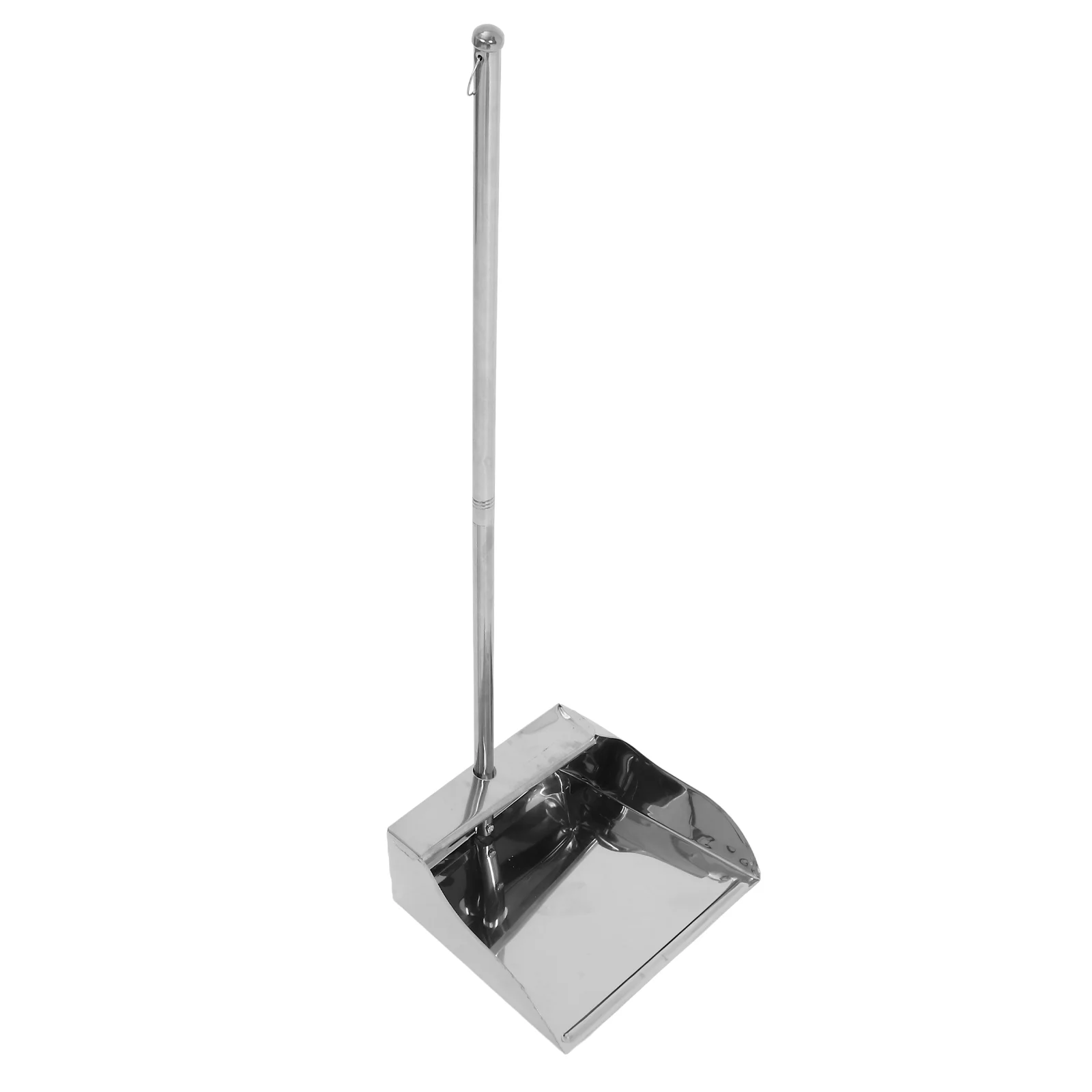 Large Trash Tool Home Bags Shop Duty Pans Stainless Steel Dust Long Handle Dustpan Tray Sweeper