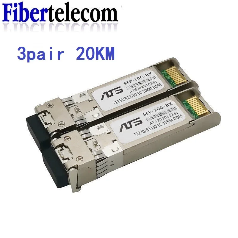 10G SFP module BIDI 10GBASE Fiber Optic SFP Transceiver Module SM LC Optic module Compatible with multiple switches