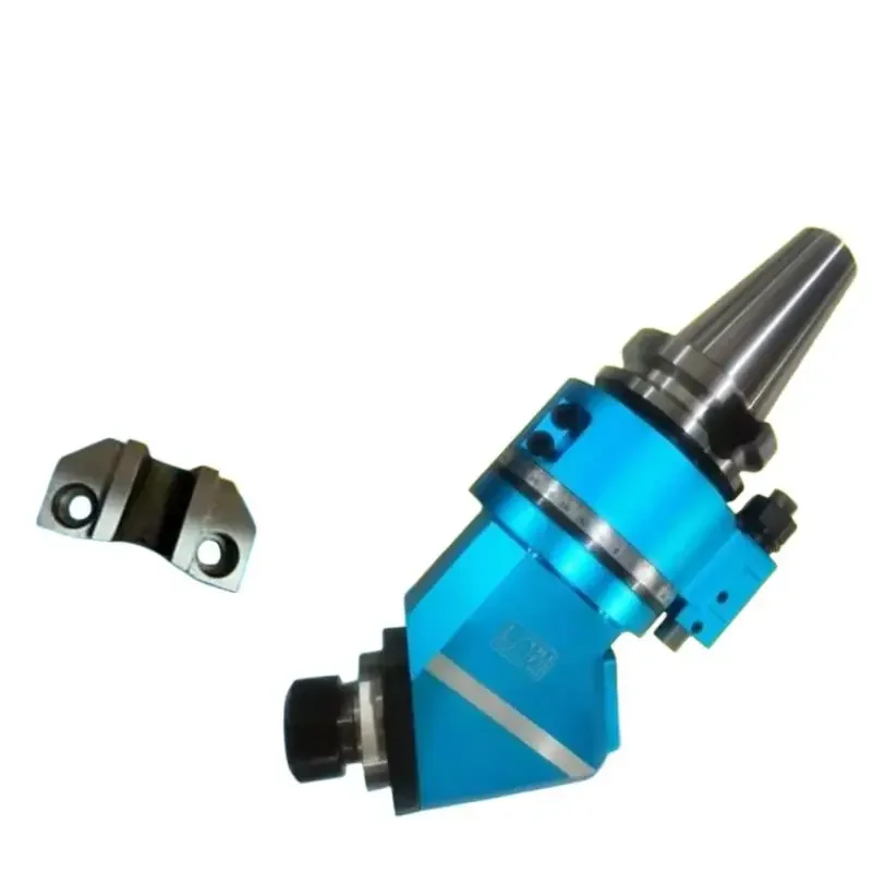 CNC Angle Milling Head 45 Degree Angle Head BT40 BT50 Tilting Side Shank