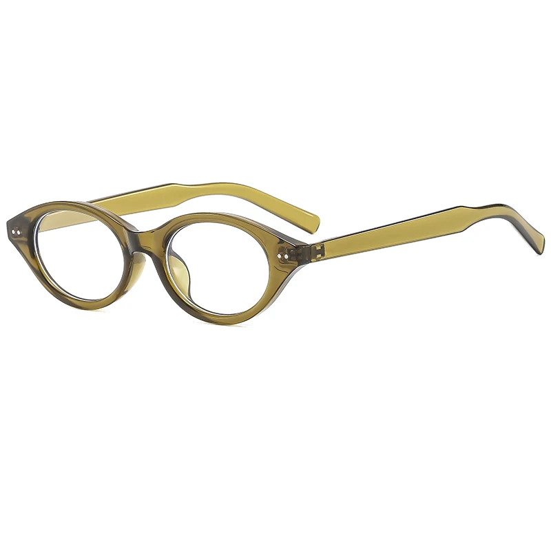 إطار نظارات عصري جديد للنساء نظارات ريترو بسيطة إطار نظارات بصرية مضاد للضوء الأزرق إطار نظارات بيضاوي الشكل بسيط #6
