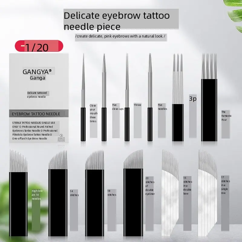 

Иглы для микроблейдинга, иглы для теневого рисования бровей, инструменты для перманентного макияжа, иглы для татуажа бровей, иглы для ручной вышивки.