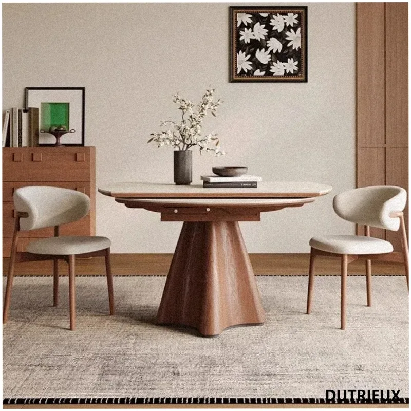 Creative Mid Century Dining Table Wall Coffee Side Bistro Poker Dining Table Service Space Saving Muebles Kitchen Furniture