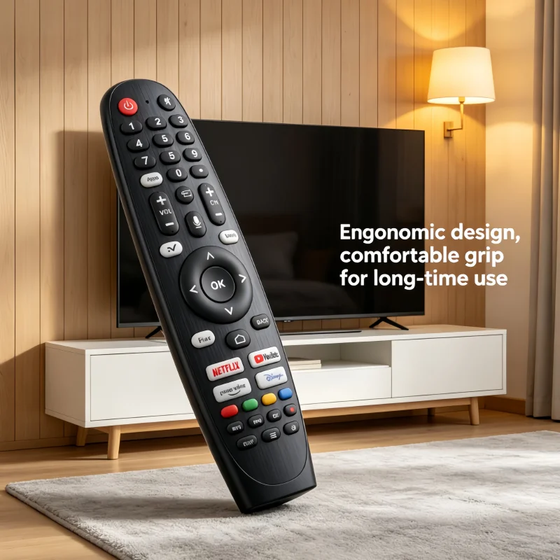 IR Remote Control Replacement for CAIXUN Smart TV, Brand New Spare Accessory, No Voice, Sensitive Response