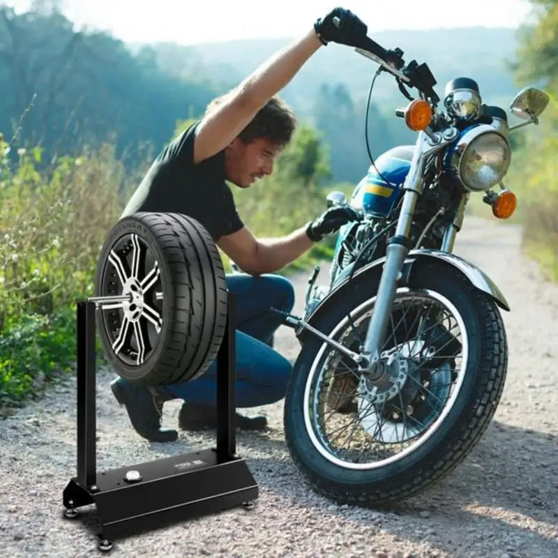 Motorrad-Radauswuchtgerät, universeller Reifenhalter, Einstellwerkzeug, Lokaler Versand