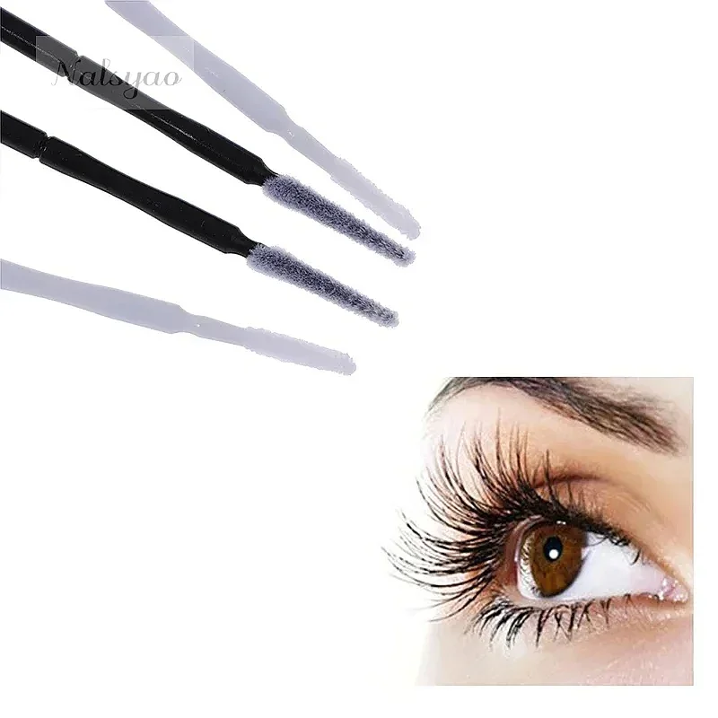 100Pcs Professional Disposable Eyelash Extension Micro Brush Applicator Mascara Swab Makeup Brushes