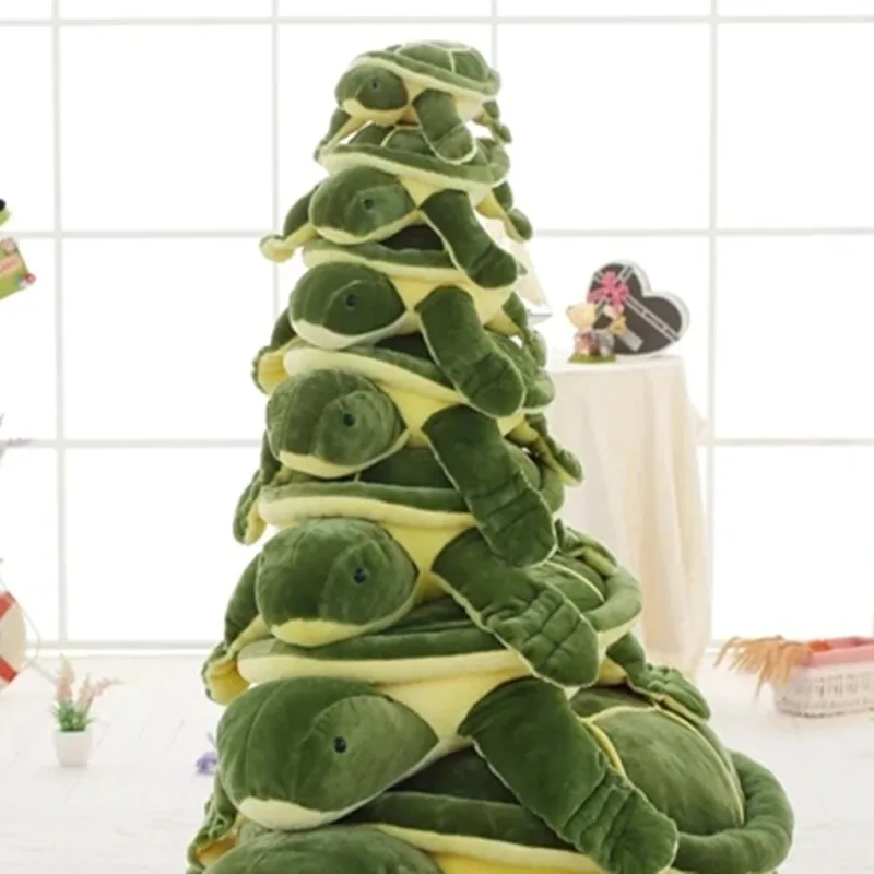 33/45/55Cm Mooie Schildpad Knuffels Cartoon Zeeschildpad Kussen Gevuld Zacht Dier Sofa Kussen Voor verjaardagscadeautjes