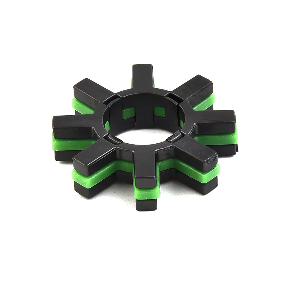 High Quality Front Elastic Coupling Gear Car Direct Replacement Easy To Install Plastic Practical Black & Green