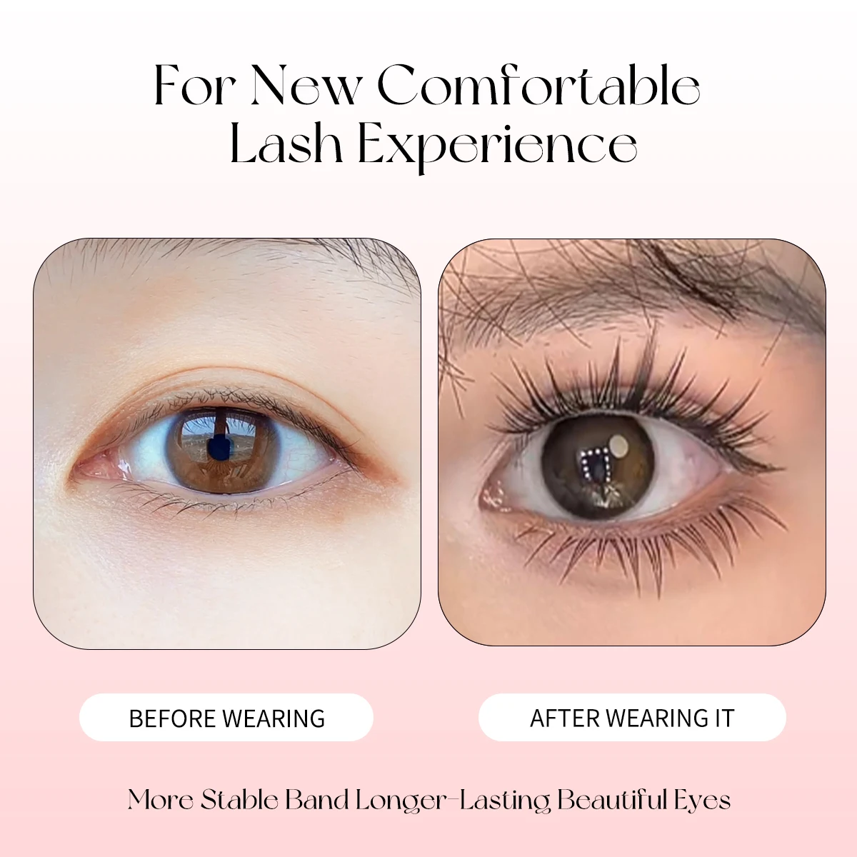 마그네틱 노 접착제 속눈썹 72클러스터 자연스러운 위스키 속눈썹 재사용 가능한 인조 속눈썹 푹신한 컬 초박형 초보자 용