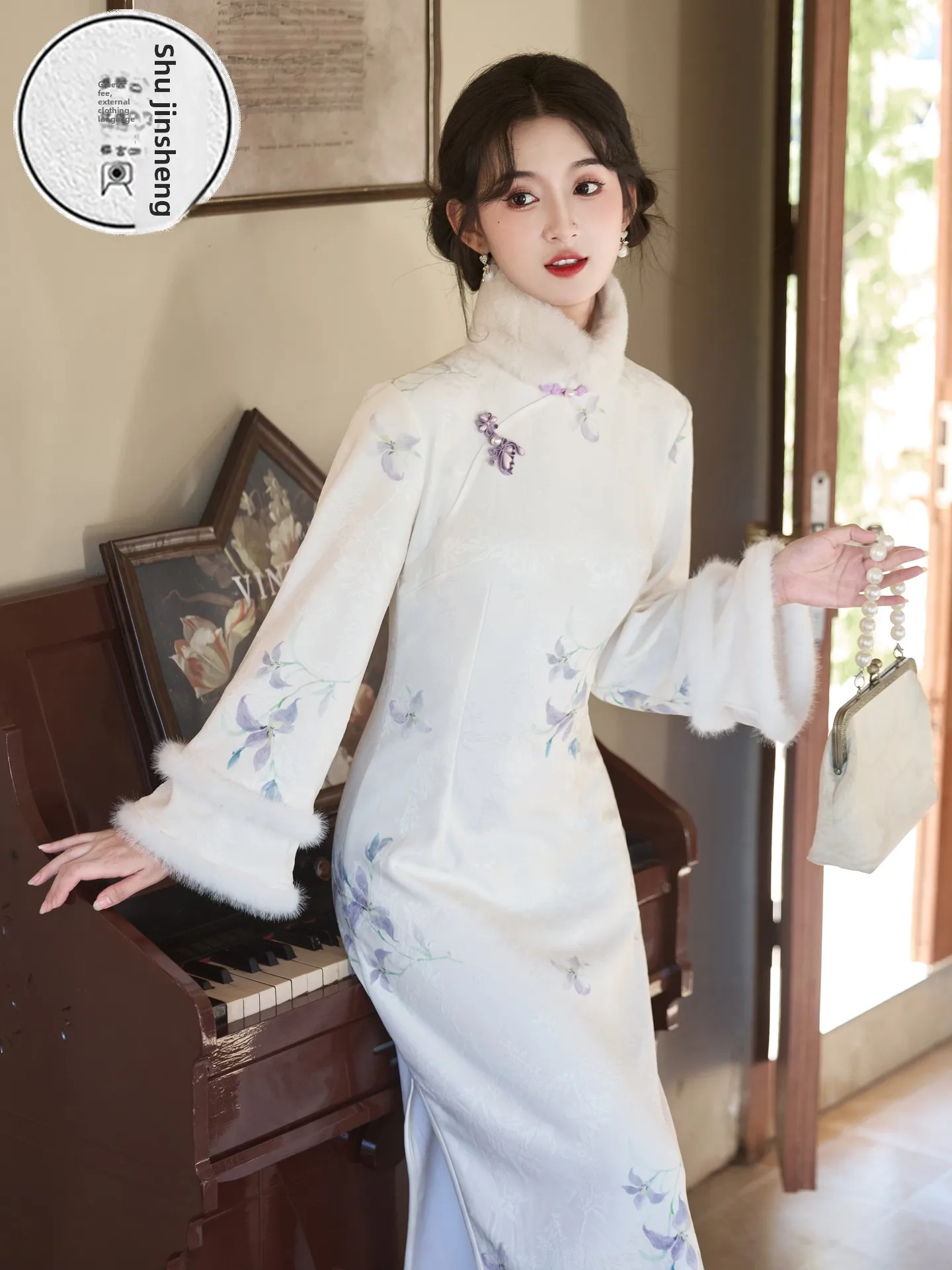 ele-long-sve-flag-dr-donna-faionable-slim-fit-fibra-di-poliestere-2025-autunno-nuovo-sle-nazionale-cinese-sle