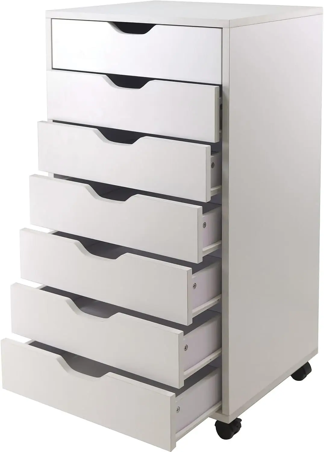 

Halifax 7-Drawer Composite Wood Cabinet, White (10792)