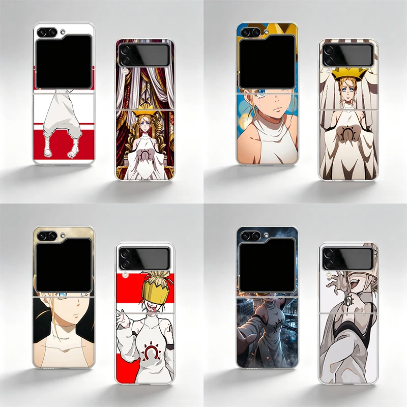 Haumea Fire Force Phone Case For Samsung Z Flip7 4 3 2 5 6 Flip8 Galaxy Z Fold 8 Ultra Fold5 4 3 6 7 Fold Special TPU Transparen