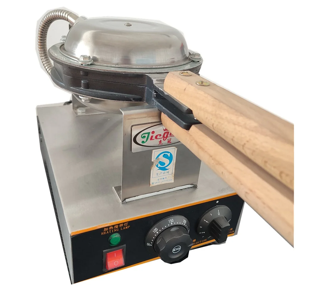Electric Bubble Waffle Making Machine Belgian Egg Waffle Maker