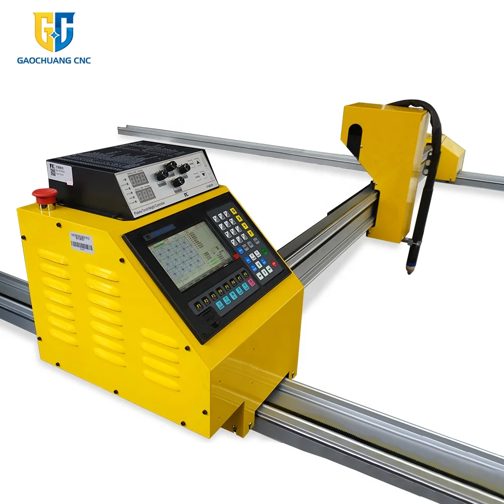 

CNC Plasma Gantry Cutting Machine LGK 63A 120A 160A 200A Quality Source Dual Rails Bilateral Drive Motor Tracks
