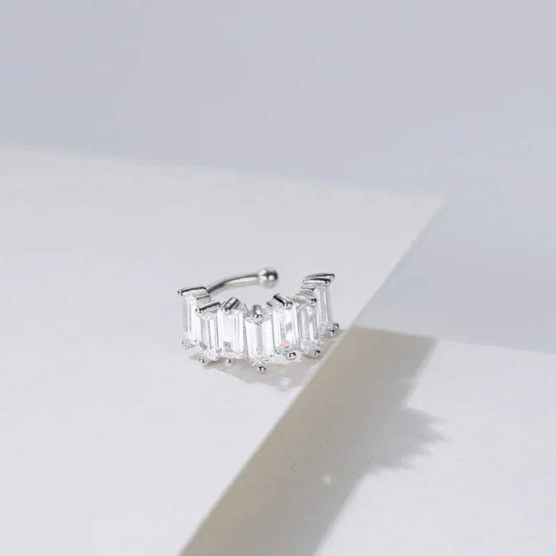 1 pcs Charming Line Zircon Clip On Earrings  Ear Cuff Without Piercing Earrings Jewelry