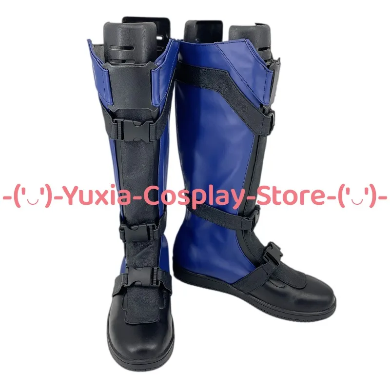 يوكسياكوسبلاي! ولفيرين تأثيري أحذية أنيمي لعبة شخصية الدعامة بو الأحذية الجلدية هالوين كرنفال حزب حلي