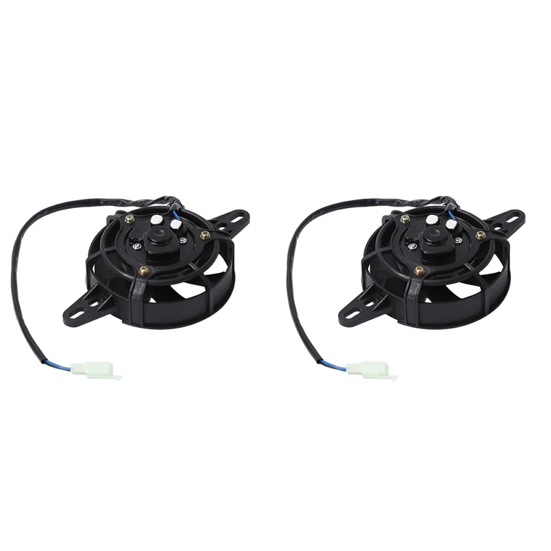 2X مروحة دراجة نارية الملحقات 250Cc الدراجة الترابية لكاواساكي هوندا سوزوكي ATV موتوكروس المبرد مروحة التبريد
