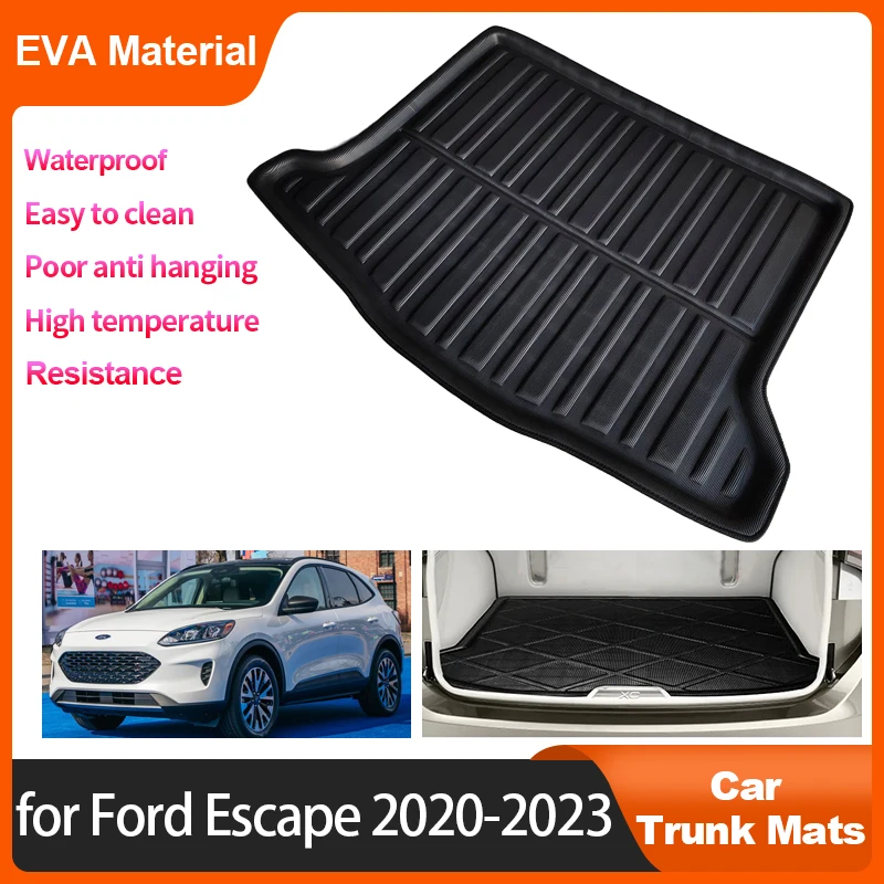 For Ford Escape Kuga MK4 2023 2022 2021 2020 Car Rear Trunk Mat Waterproof Protective Anti-Slip Storage Pad Interior Accessories