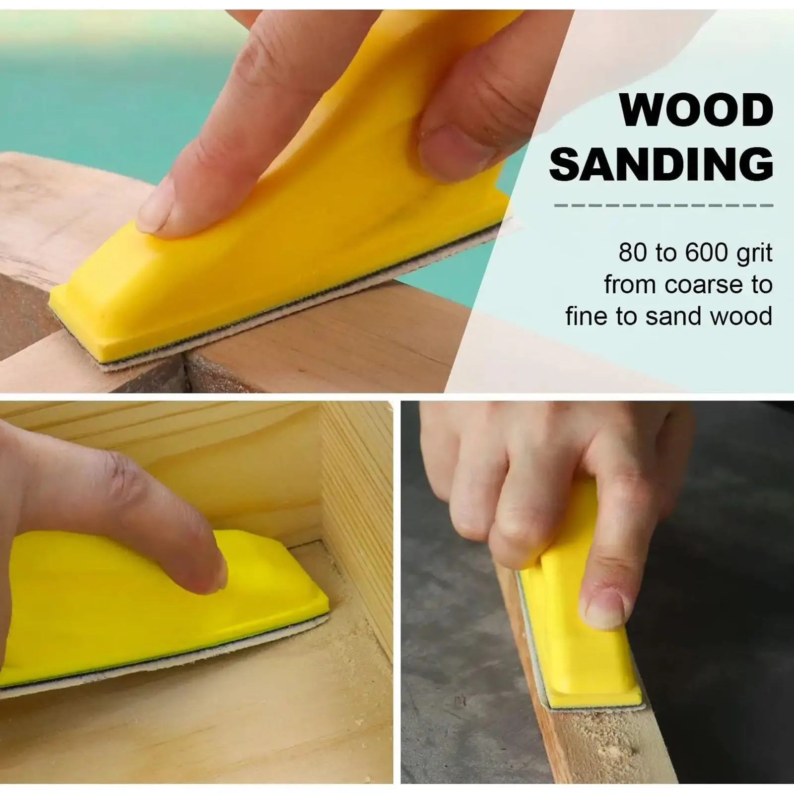 

Micro Sander Small Sanding Tool Hand Sanding Block for DIY Handicrafts