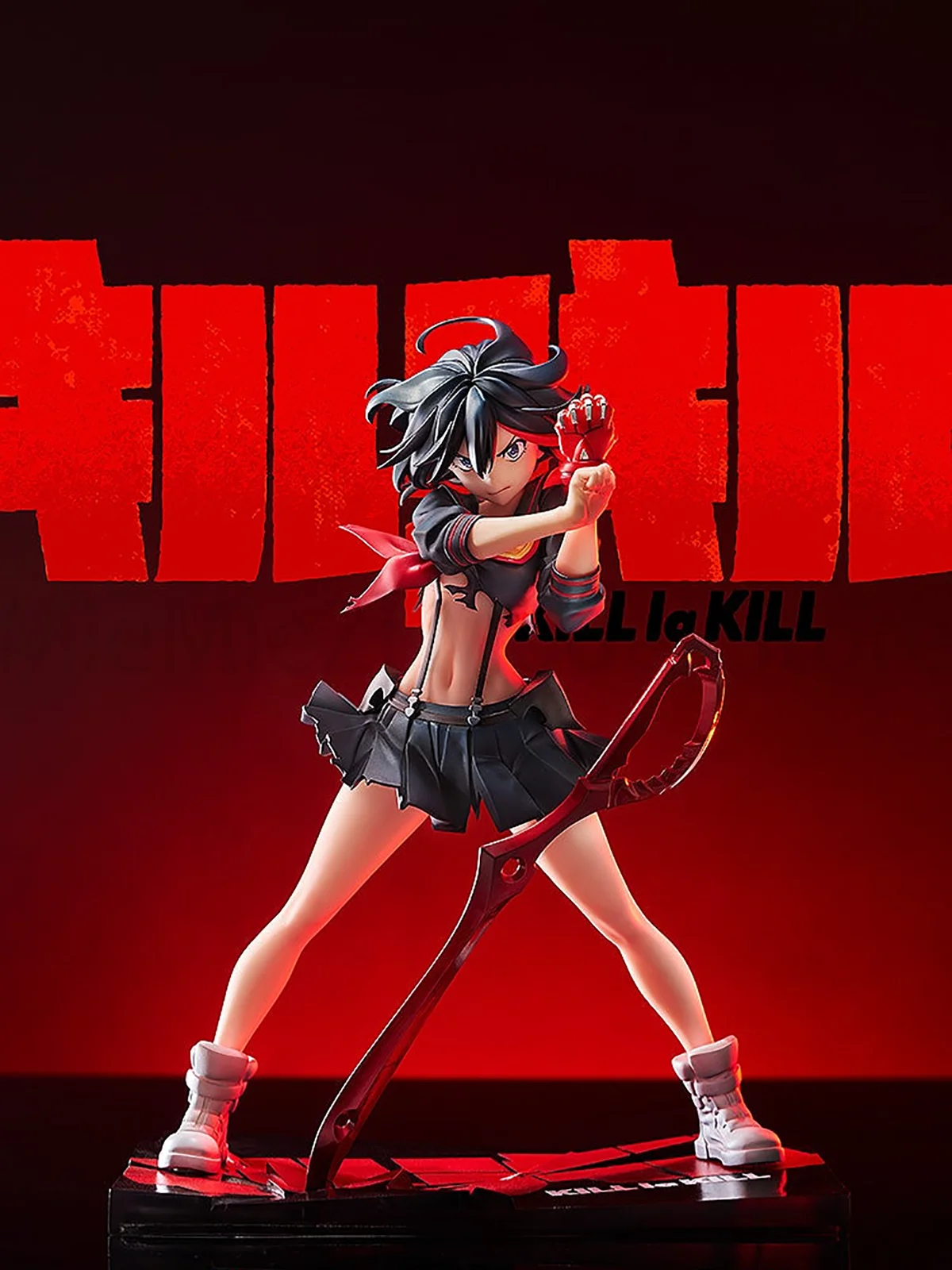 Original genuíno Good Smile Company pré-pintado Kill La Kill Matoi Ryuuko Senketsu Transformação Ver. Figura de anime do kit de garagem