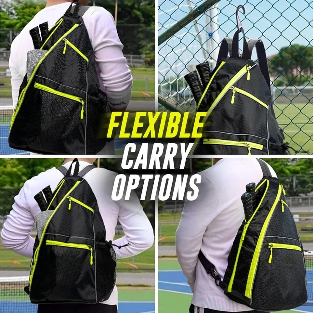 

NEW Sports Pickleball Paddle Bag Adjustable Waterproof Pickleball Rackets Backpack Large Capacity Pickle Ball Bag Men Women