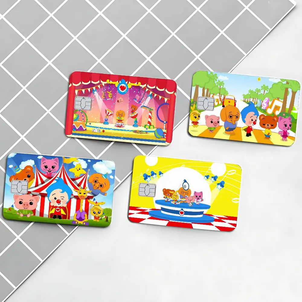 P-Plim P-Plim Anime Young Película Adhesiva para Tarjetas de Crédito y Débito, Cinta Frontal para Tarjetas con Chip Pequeño, Grande o Sin Chip