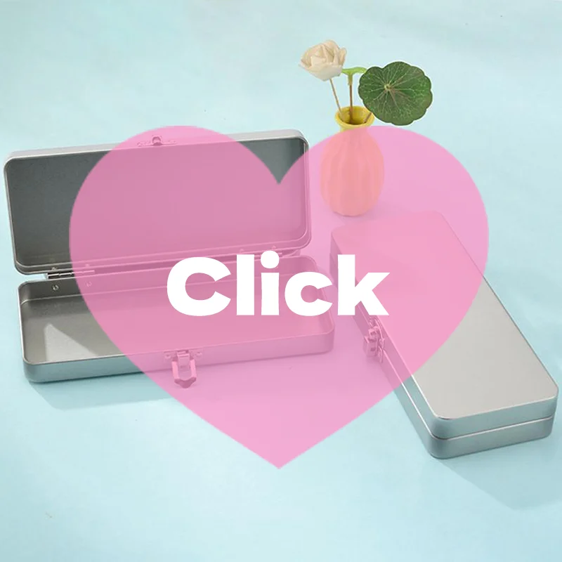 Durable Silvery Gray Metal Rectangular Box With Lid-Ideal For Bills,Cosmetics,Office Supplies Storage-Perfect For Home,Office