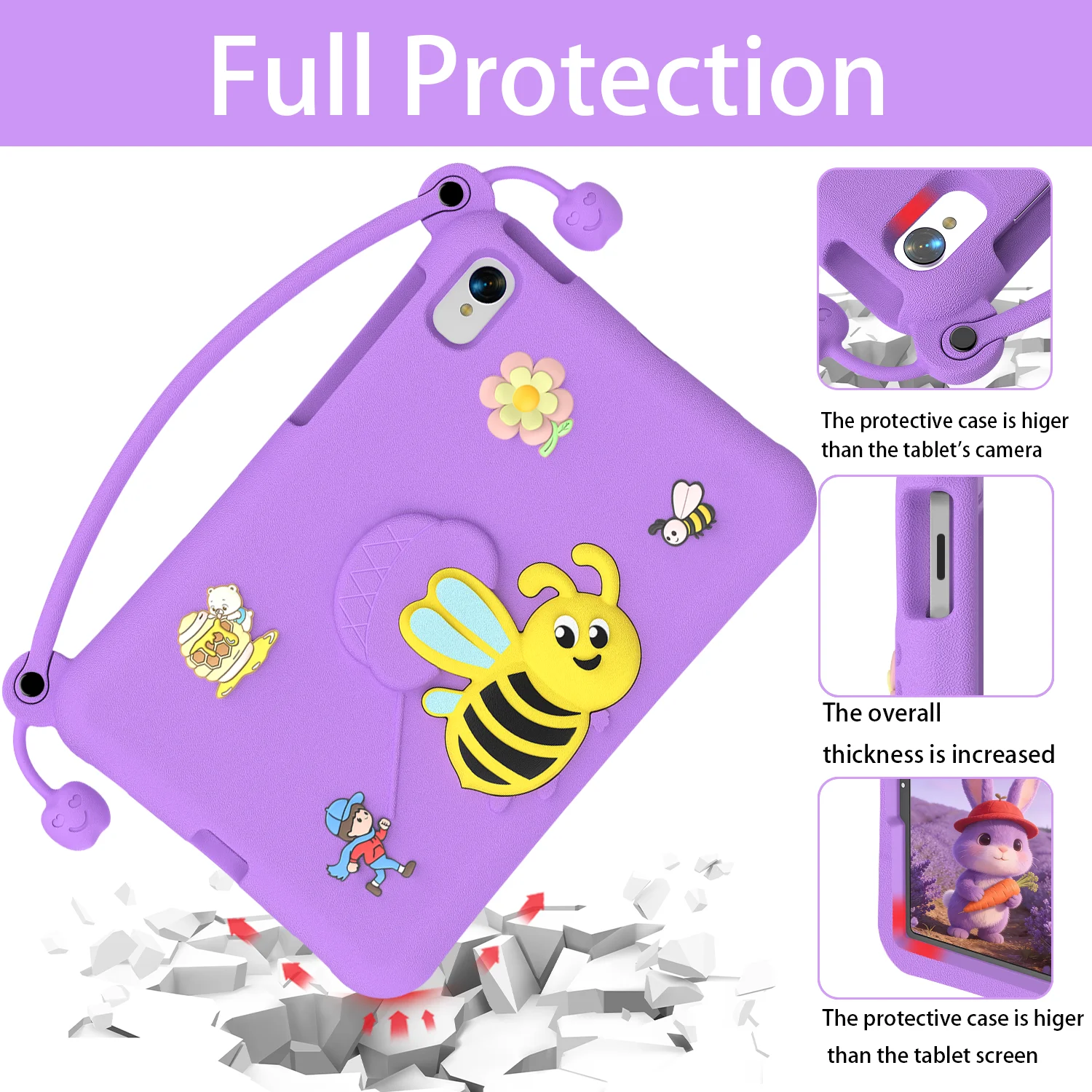 Kids Case for Samsung Galaxy Tab S11 X730/X736(2025) 11in S10 Lite/S10 FE/S9 FE 10.9 Inch/S9 11