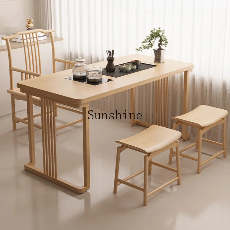 

New Chinese tea table and chair combination balcony small tea table