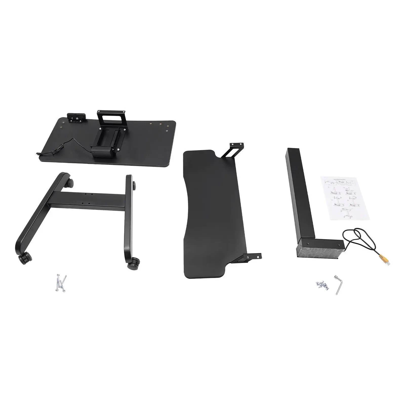 31-51in Home Office Electric Standing Desk Height Adjustable Computer Desk