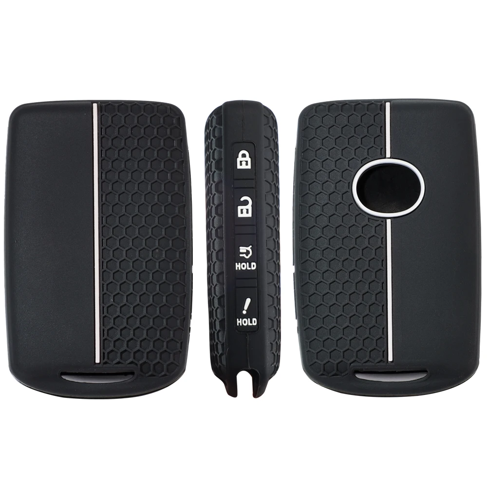 Fits for Mazda Silicone Rubber Key Fob Cover, Key Case for 2025 Mazda 3 6 Cx-5 Cx-50 Cx-30 Cx-9 Smart Key Replacement Protector