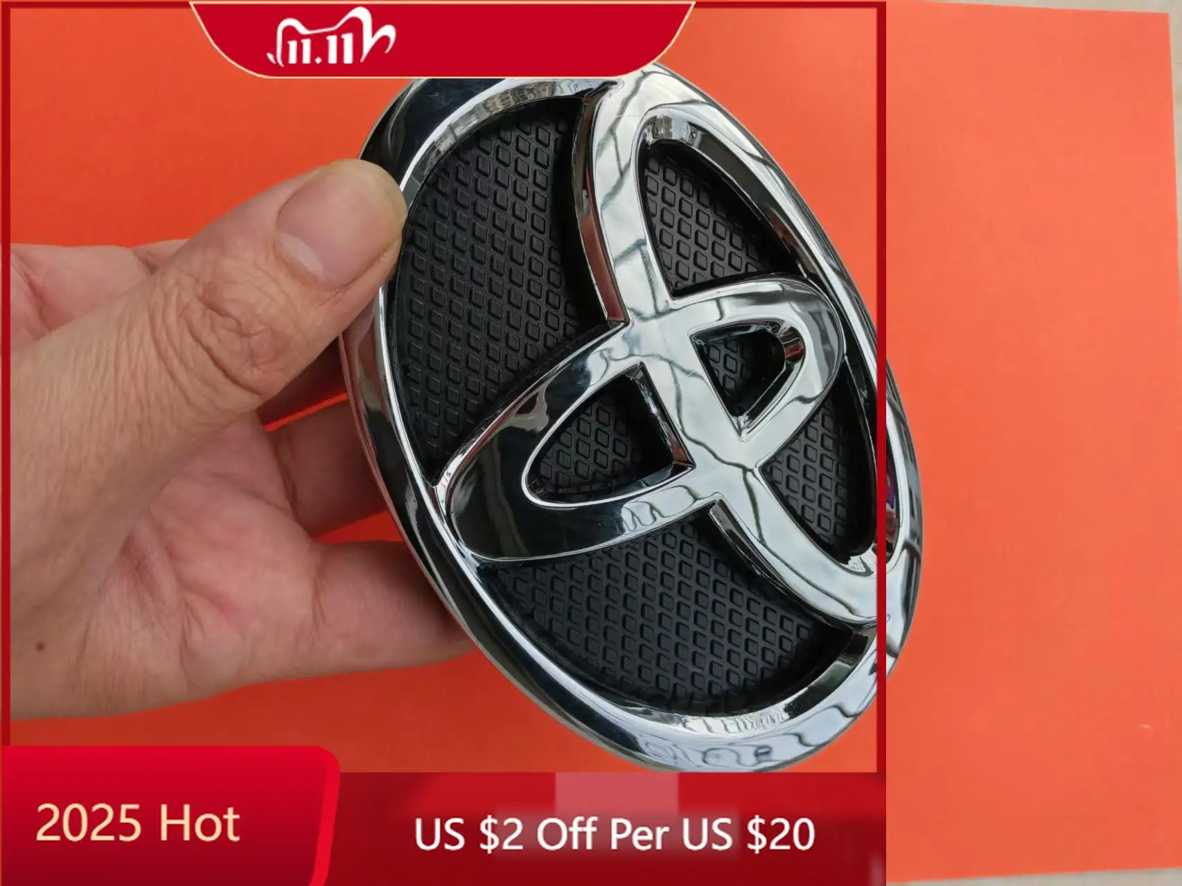 

Колпаки ступицы, оригинальная замена эмблемы решетки 130x90 мм для Toyota Yaris 2006-2011 годов, OEM 75301-52080