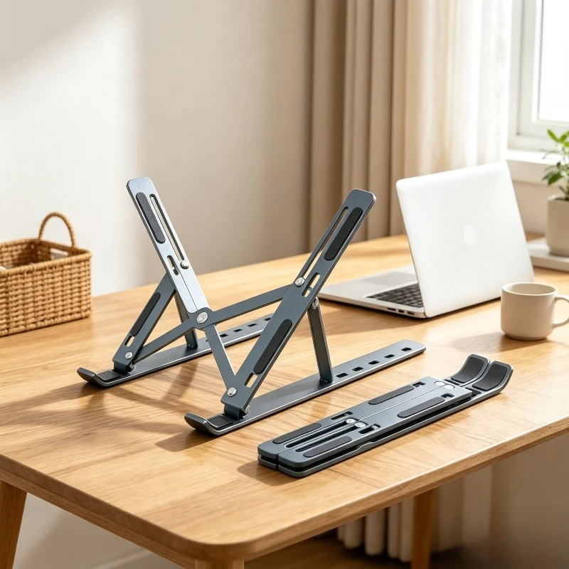 Notebook Stand Support Mount Cradle Aluminum Adjust Foldable Portable Lightweight Stable Cooling Ventilated Bases Hollows Elite
