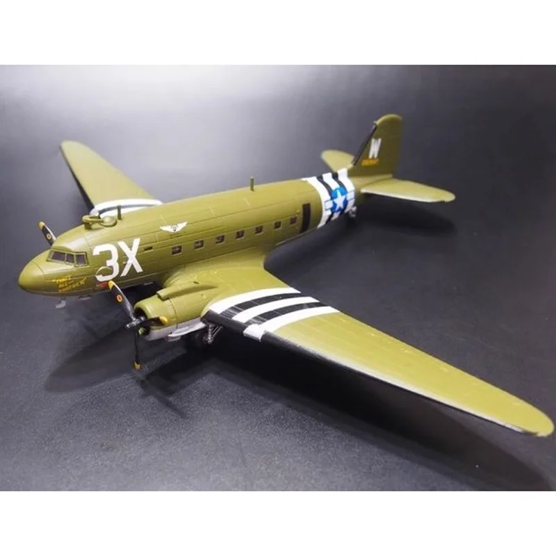 

Diecast 1/100 Scale C47/DC3 JU C8 L4 Aircraft Model Toy Alloy D-Day 75th Anniversary Souvenir