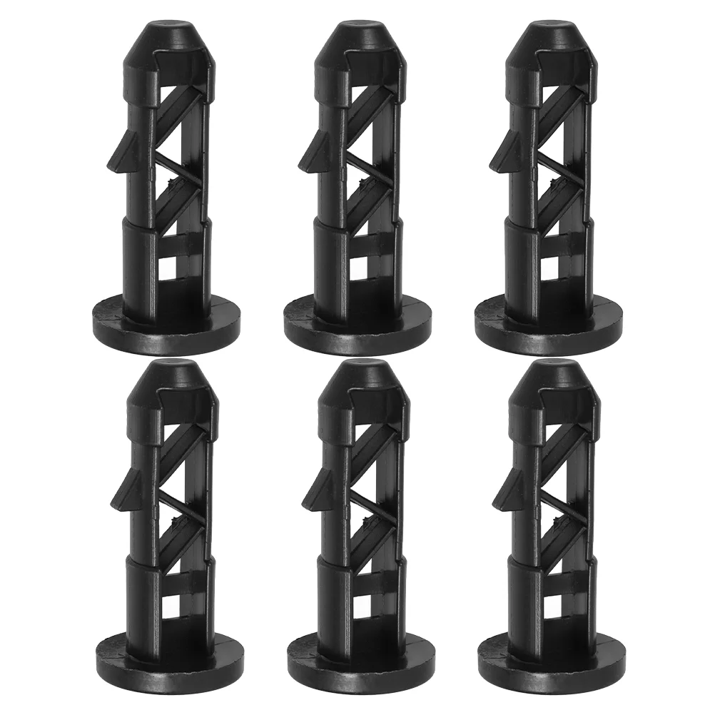 6pcs Sturdy Trash Can Hinge Pin Wheelie Bin Lid Connector Practical Trashcan Bolts Garbage Can Cover Parts Trash Can Lid Shafts