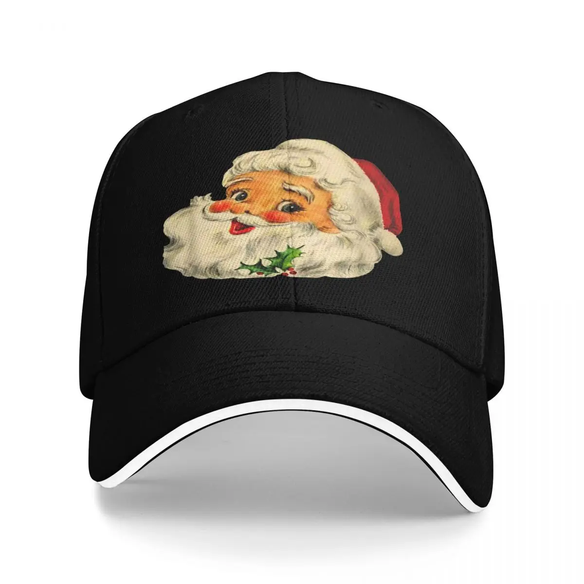 عيد الميلاد سانتا كلوز فكرة الوجه رجل قبعة رجل القبعات قبعة بيسبول الرجال قبعة بيسبول رجل قبعة قبعة بيسبول