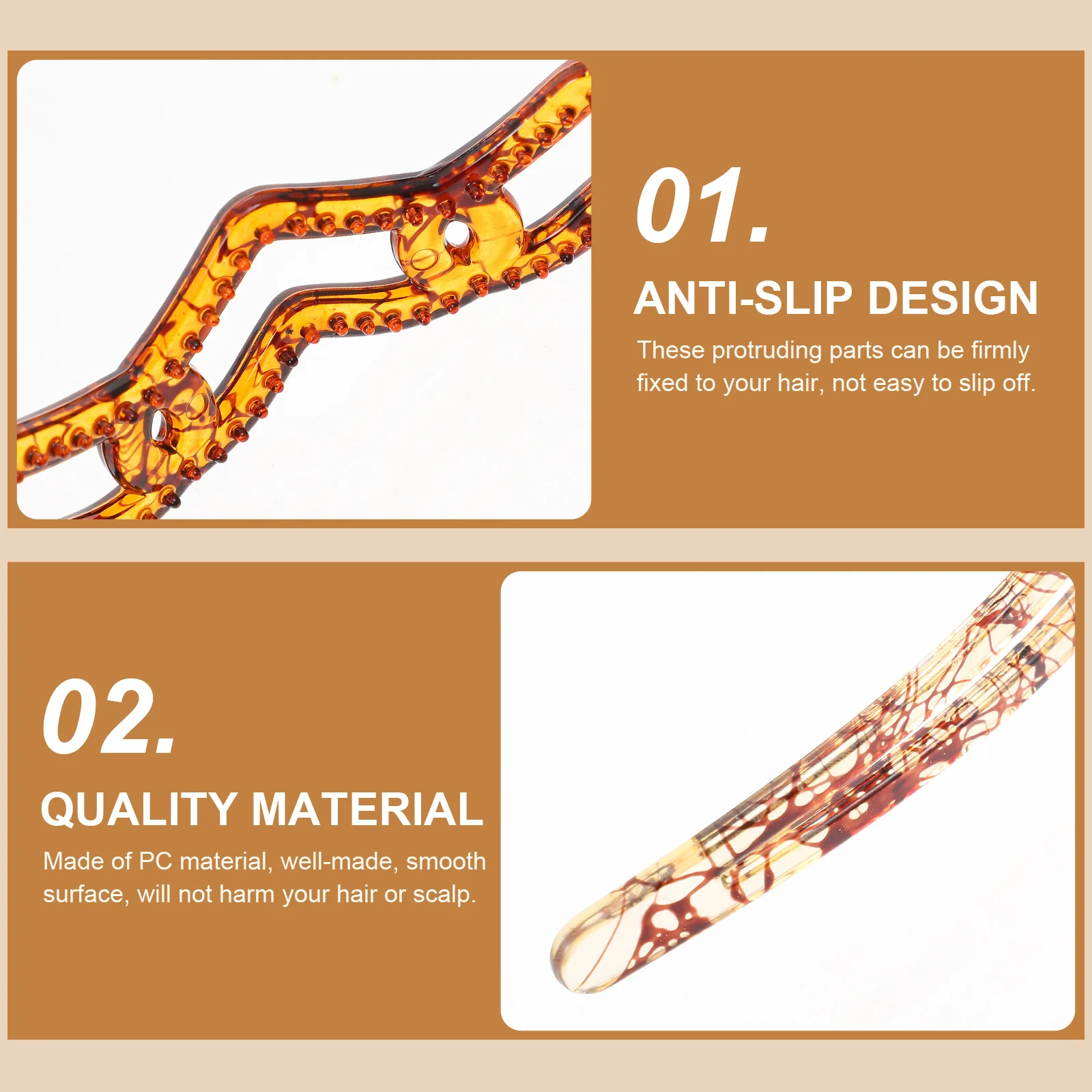 

3Pcs Hollow Heart Headbands Love-Heart Hairband Durable Daily Headwear Chic Face Washing Hair Decor Stylish Female Accessories