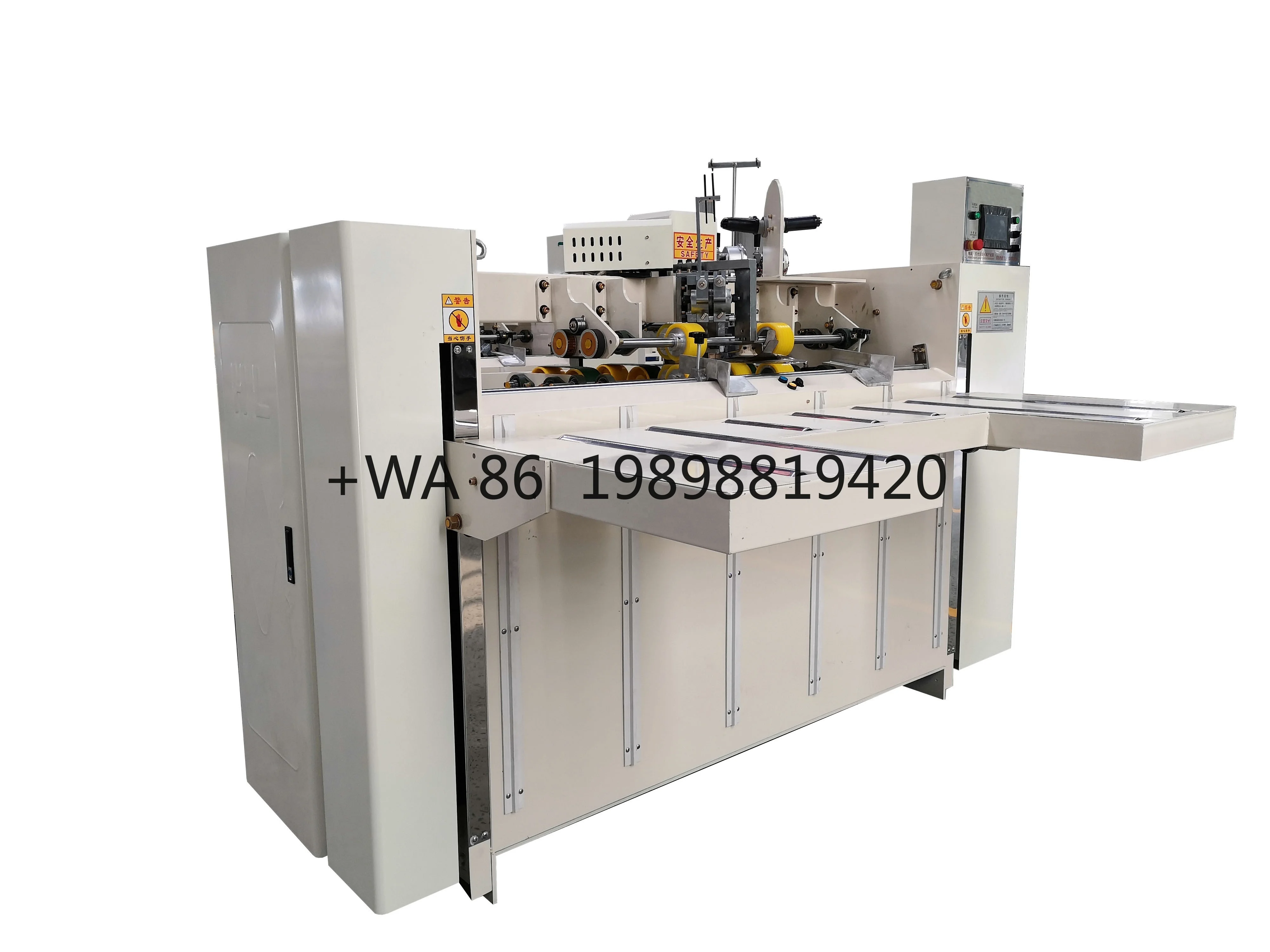 Doppelte Servo-Einzelstück-Karton-Nähmaschine, Box-Hefter, halbautomatisch